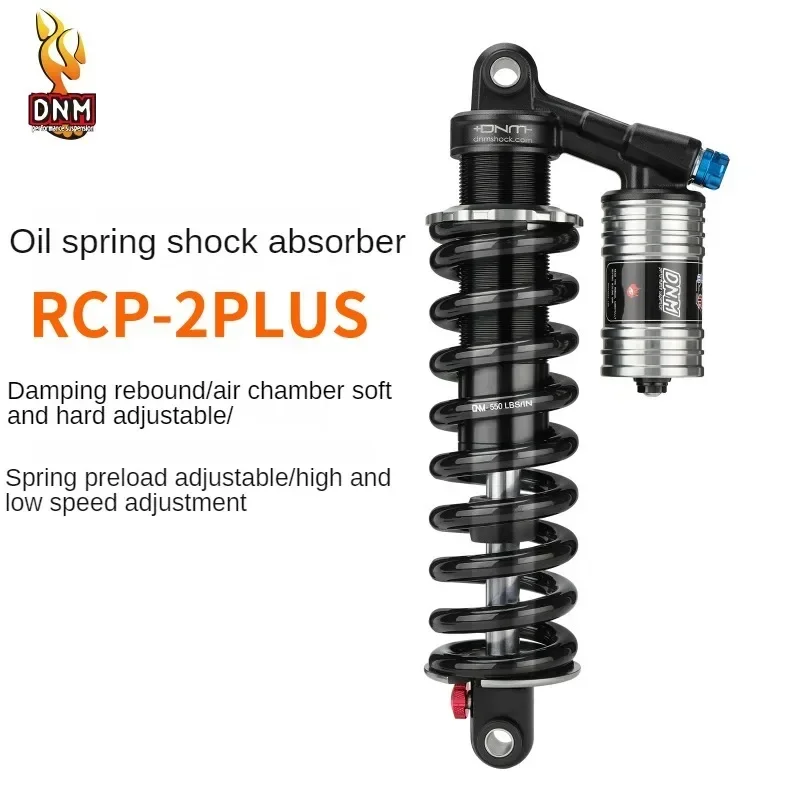 DNM Motorcycle Rear Shock Absorber 265mm Off-road Shock Absorber Rear Gall Bladder High and Low Speed Adjustment RCP-2PLUS