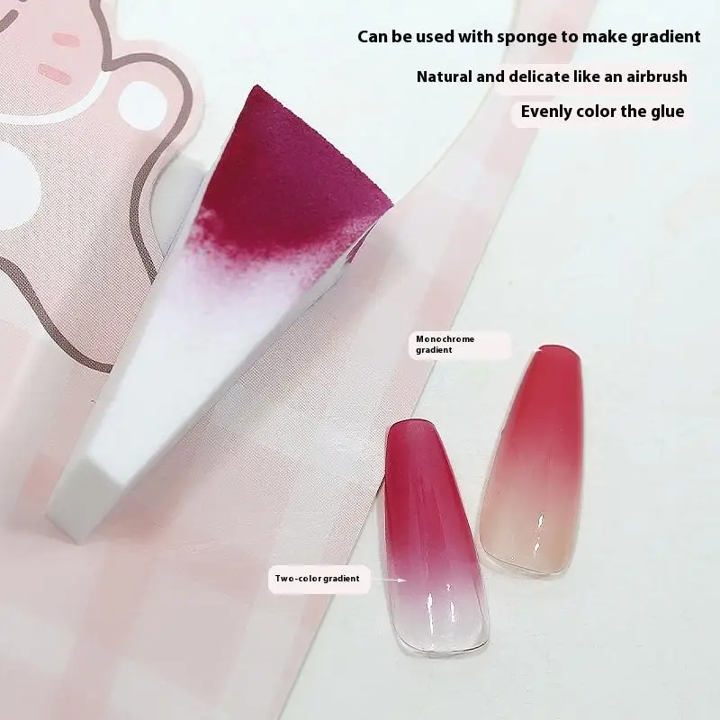 

20/50Pcs White Triangle Soft Sponge Nail Brush DIY Gradient Painting Gel Manicure Tool Makeup Blush Smudge Sponge