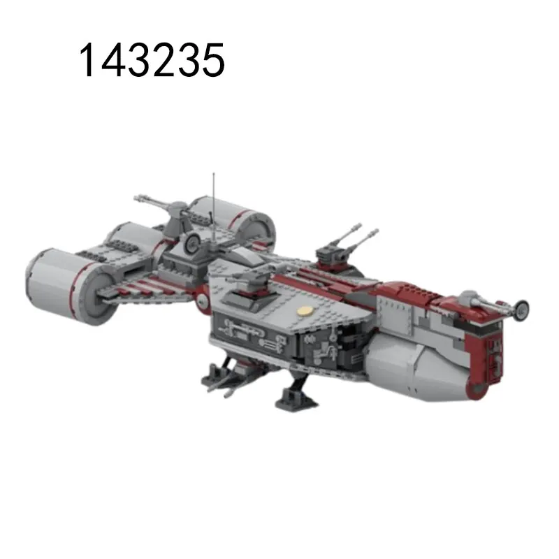 MOC-143235 146115 Game Model 79755 Transport Ship Small Particle Assembly Building Block Toy