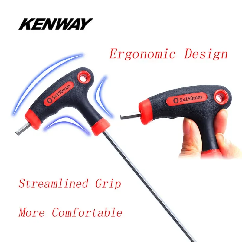 KENWAY Bike Hex Wrench Allen Key Screwdriver Screws Driver Bicycle Repair Tools 2.5mm 3mm 4mm 5mm 6mm 8mm 10mm Spanner Ball Head
