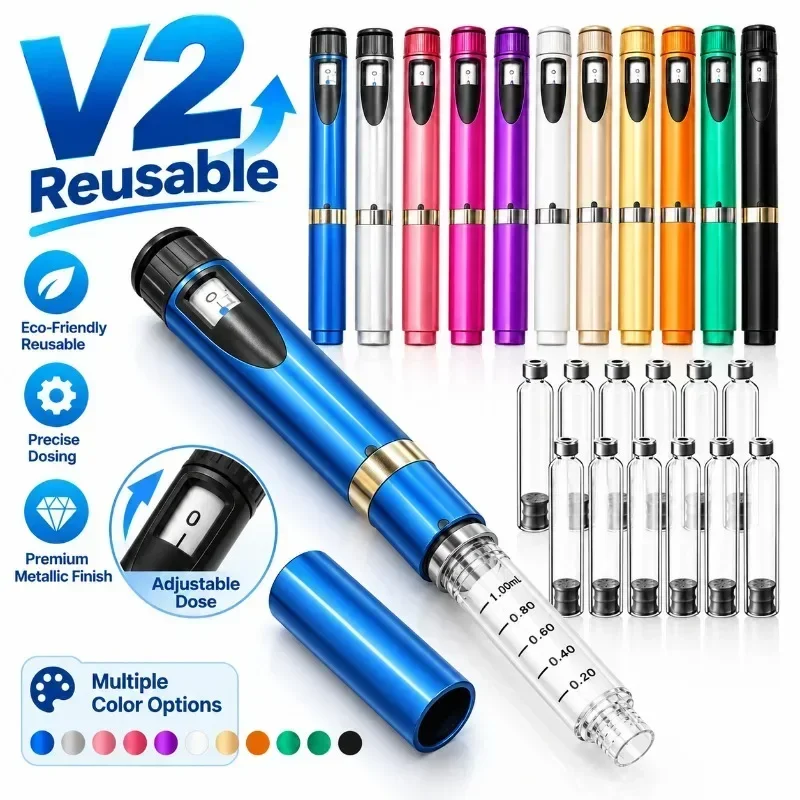 V2 Reusable Magic Pen Peptide Beauty Injector Pen Various Colors Available Precise Dosing Design Anti-Wrinkle Beauty Pen