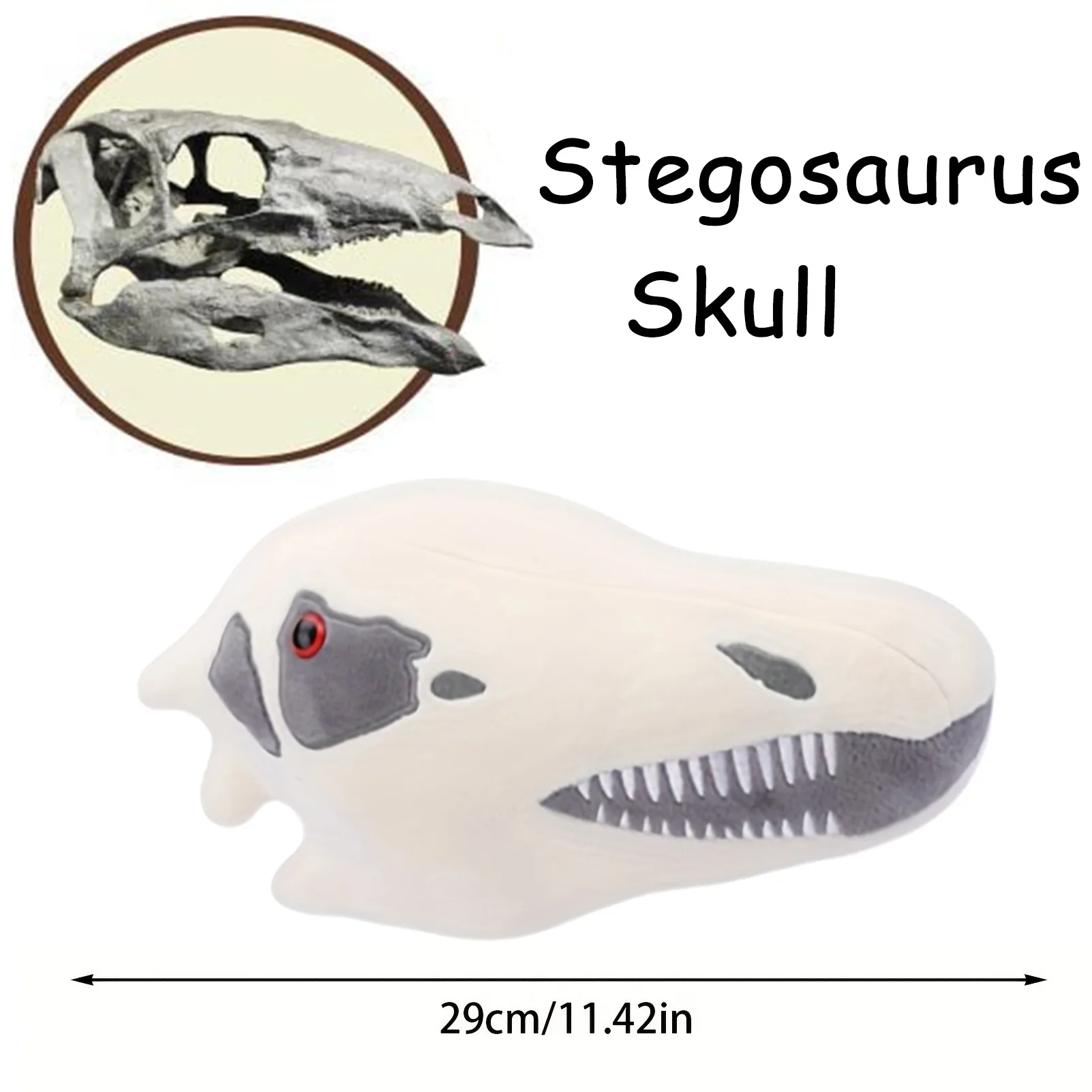 ใหม่ตลกไดโนเสาร์ Skull ของเล่นตุ๊กตาภาพยนตร์ตุ๊กตาสัตว์ไดโนเสาร์ Soft Plush ของเล่นของขวัญวันเกิดของเล่นสําหรับเด็กตกแต่งบ้าน