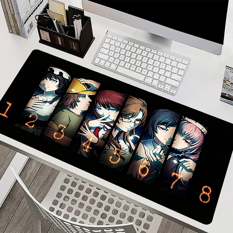 kawaii Anime Mouse Pads Gamer Keyboard Pads Notebook Mousepad Steins Gate Computer Desk Mat Hot Gaming Mouse Mats For CS GO LOL