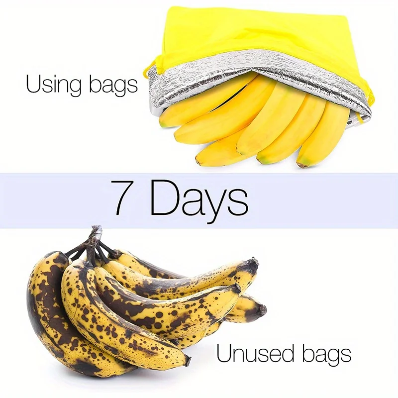 1 Stück Bananen-Aufbewahrungstasche, Gemüse-Konservierungstasche, verhindert Ausreißen, Bananenaufbewahrung, Frische, Tasche, leicht, praktisch – Detail 7