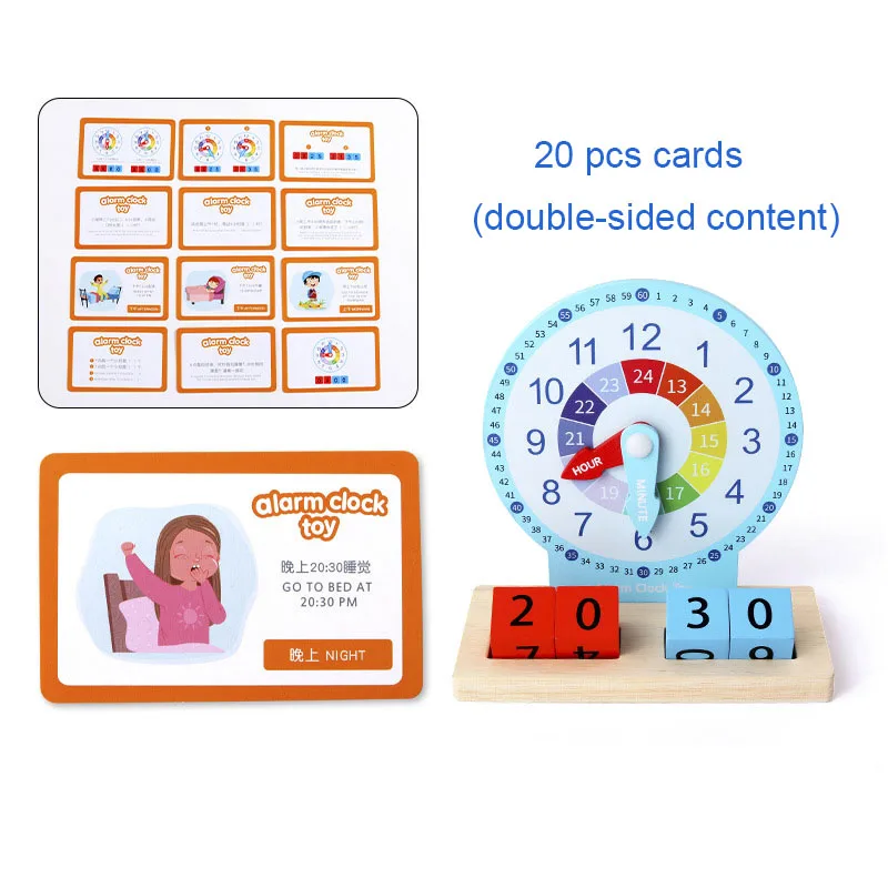Children Montessori Clock Educational Toy