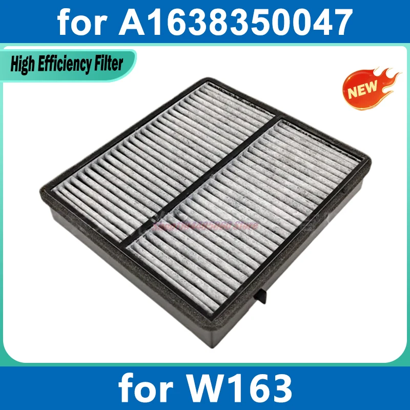 For W163 ML230 ML270 ML320 ML350 ML400 ML500 ML55 1998-2005 Car Cabin Air Filter Conditioner A1638350047