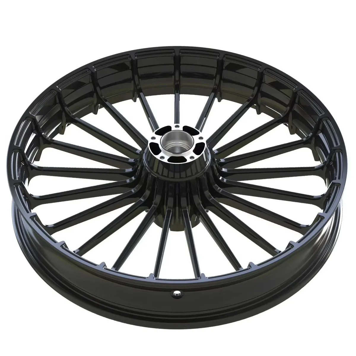 Black Aluminum Alloy Motorcycle Wheels for Harley 09-later Touring Models New Condition Front & Rear Rim Accessories Compatible