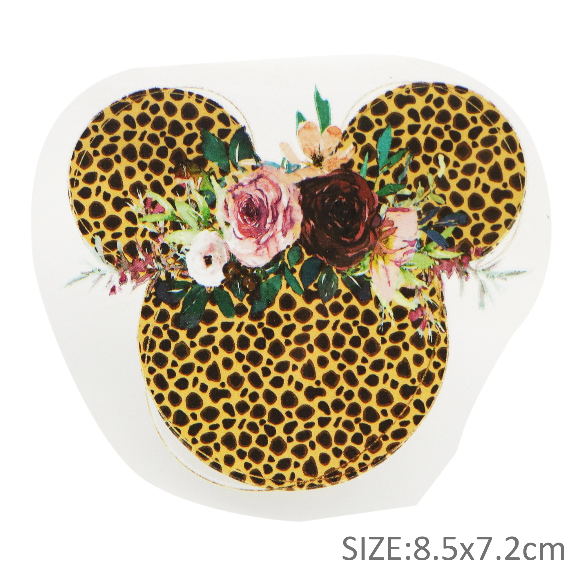 Mickey Head Iron-On Heart Transfer Clothing DIY Washable T-Shirts /Hoodies Thermo Stickers Beautiful Stickers Patches Appliqued