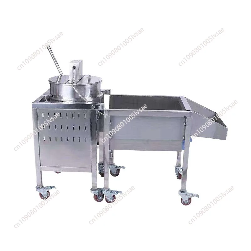 Industrial Automatic Gas Popcorn Machine Kettle Caramel Maker Corn Puffing Popcorn Machine