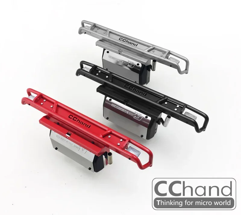 CChand metal TUBE rear bumper for AXIAL SCX10 90046/90047 cherokee RC car toy