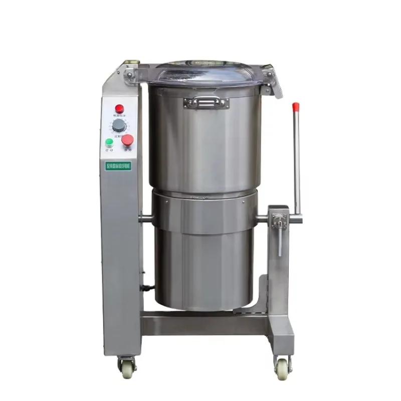 Automatic Food Processor For Hummus Meatballs Onions Vegetables Garlic-Cheese Chopper Mixer Stirring Machine Shops