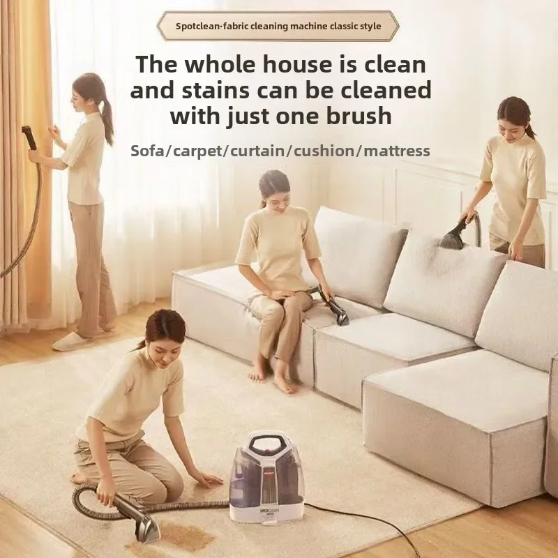 BISSELL 소형 원단 소파 클리너, 다기능, 강력한 카펫 청소 기계, 60 ° 온수 청소, 4720Z