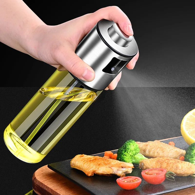 

350ml Oil Spray Bottle Kitchen BBQ Cooking Olive Dispenser Camping Baking Empty Vinegar Soy Sauce Sprayer Containers