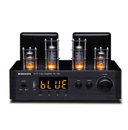 KINGHOPE TH-126 Fever Double Fire Cow High Power Tube Hifi Tube Amplifier BT Amplifier Home