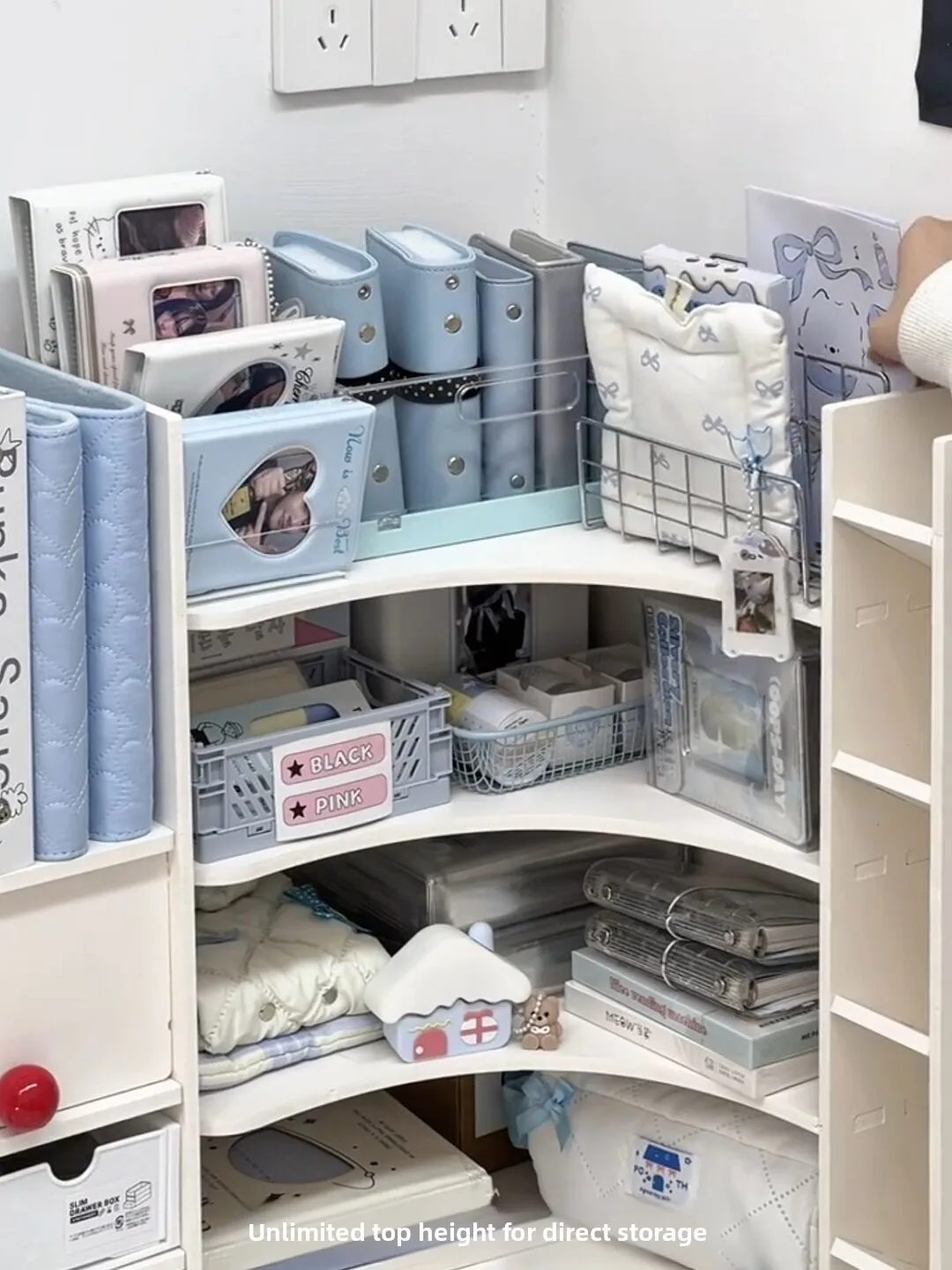 Desktop Organizer Ra e Multi-layer Storage Bookelf Cosmetic Position Rvation Stationery Holder Bedroom Storage