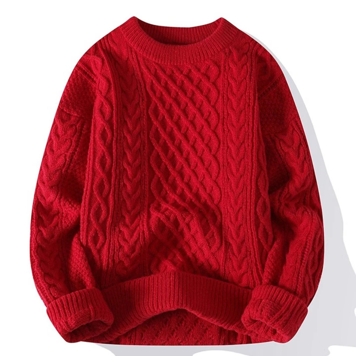 

Loose ex Autumn Winter Knitted Sweater Turtlene Twist Design Thi Camere Casual Wear Comfortable Warm Faionable