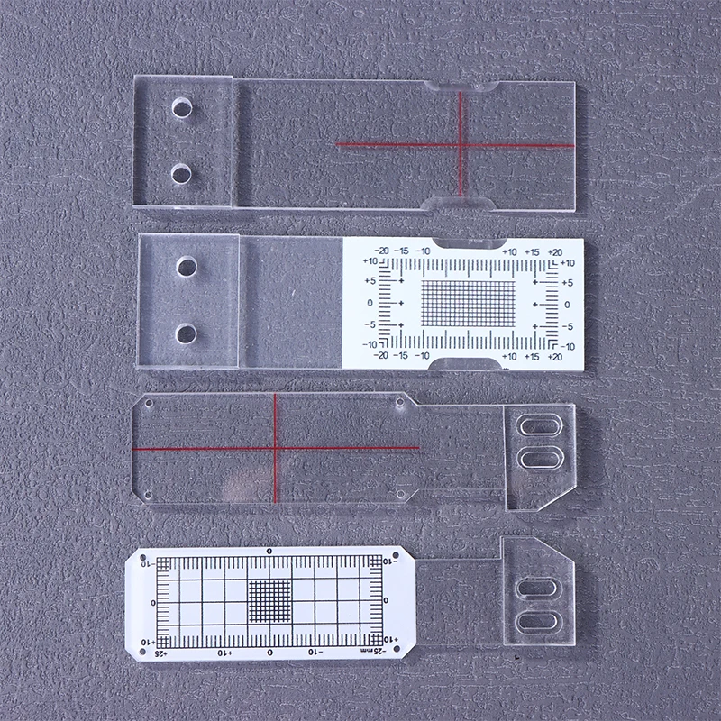 High Precision Clear Acrylic Crack Monitoring Gauge Portable Wall Crack Measuring Record Instrument Tool for Concrete