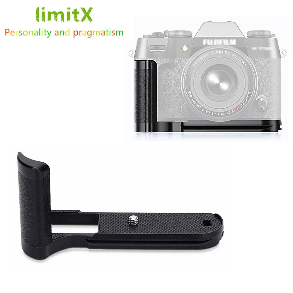 Staffa A L Per Fujifilm X-T50 – In Lega Di Alluminio, Compatibile Con Piastra A Sgancio Rapido