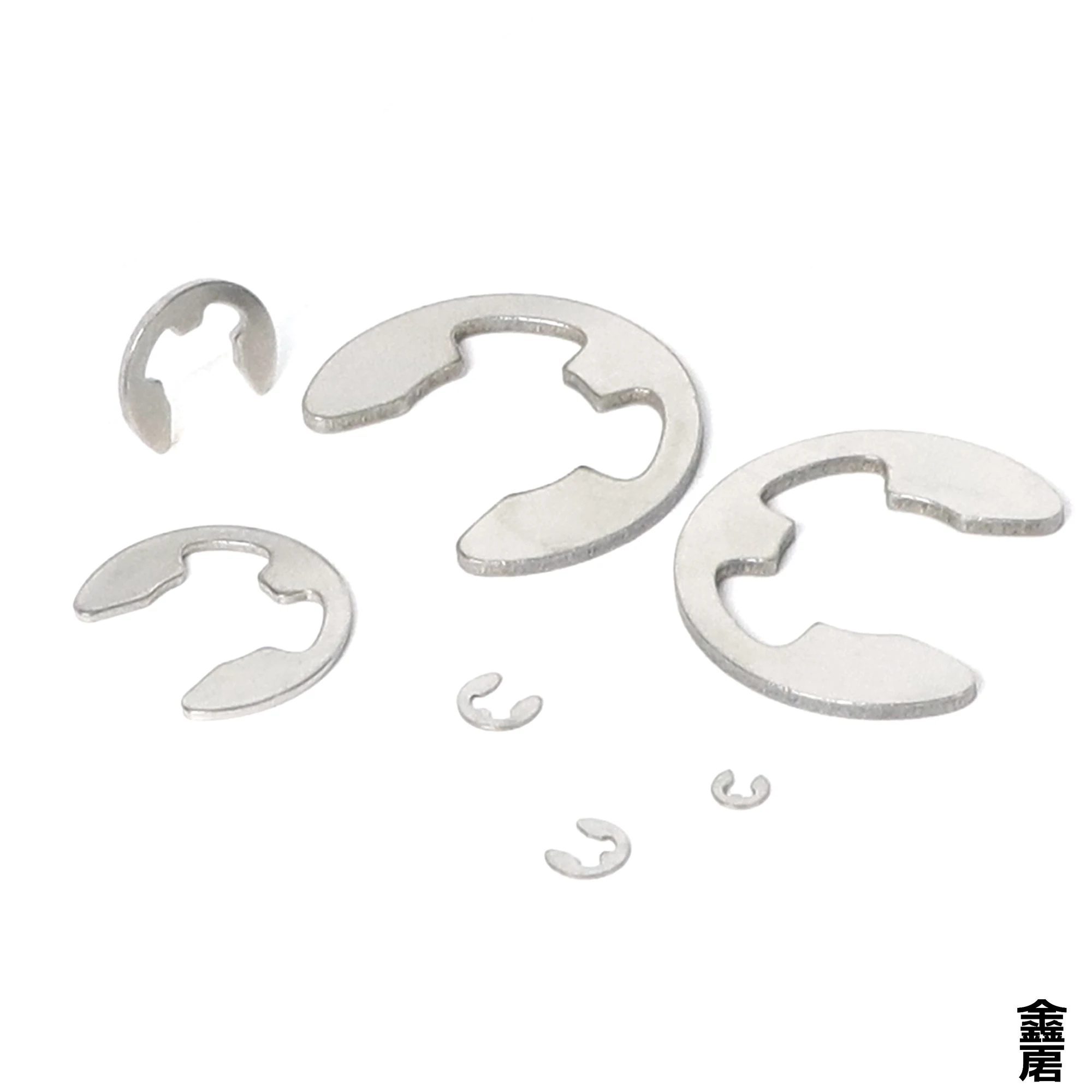 200 قطعة E بحلقة إحكام رمح الخارجية الاحتفاظ مشبك حلقي غسالة 10 حجم الفولاذ المقاوم للصدأ الكربون الصلب بحلقة إحكام غسالة ل رمح Fastene