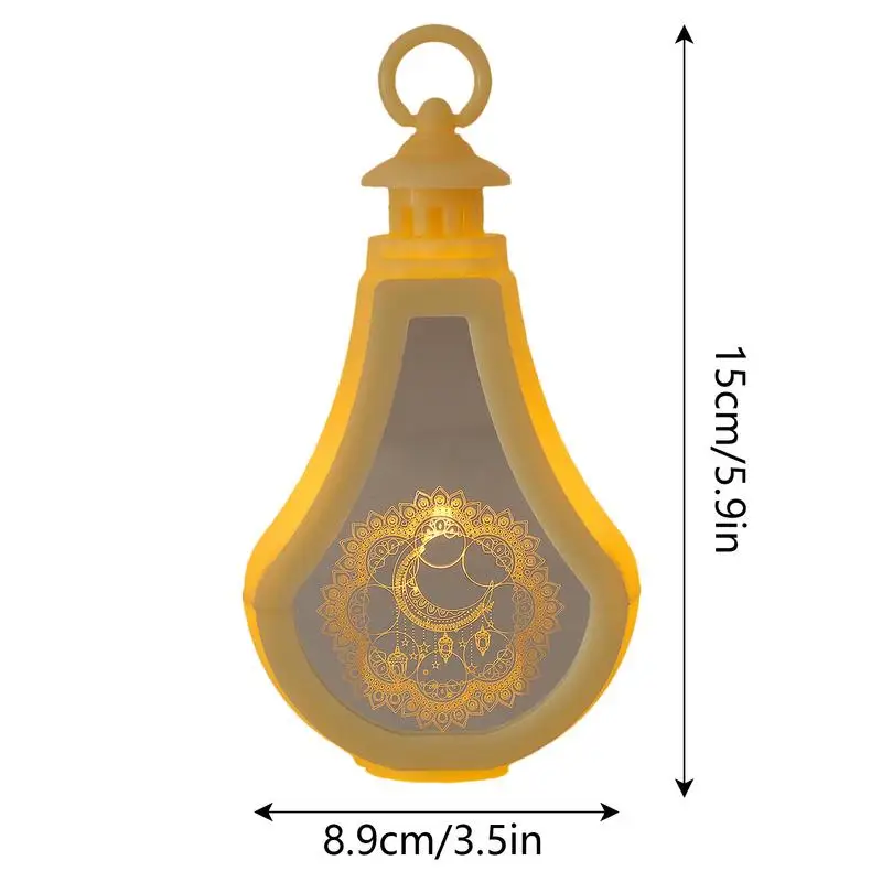Podgrzewacze LED zasilany z baterii bliskowschodni świeczki do wieszania wschodniego wystroju unikatowy akcesoria do dekoracji domu lampki nocnej