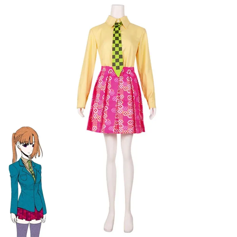 لعبة بدوره إلى يموت تشيدوين سارة تأثيري حلي اليابانية JK زي مدرسي تنورة معطف شعر مستعار الكبار امرأة مثير الحرم الجامعي الدعاوى ؛ 2k ، j