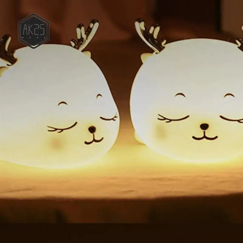

AK25-Animal Night Light Cute Night Light Colorful Deer Lamp Floor Lamp Night Light Living Room Decoration For Festivals