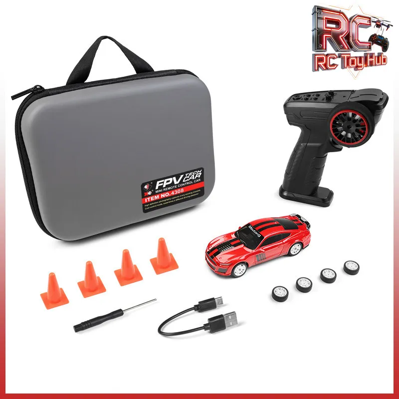 

Миниатюрная радиоуправляемая машинка 1:43, полноприводный электрический дрифт-кар, высокоскоростной перезаряжаемый карманный гоночный автомобиль, точное управление, настольная игрушка для дома, подарок