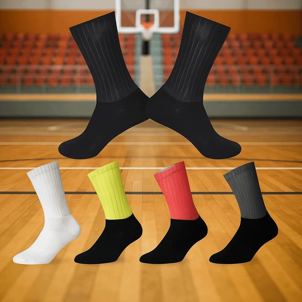 العرق ماصة المضادة للانزلاق جوارب رياضية مريحة مزيل العرق الرجال جوارب كرة الريشة منخفضة المهنية منشفة أسفل الجوارب للجنسين