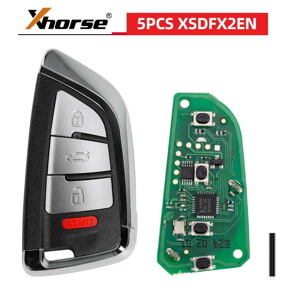 

Xhorse VVDI XSDFX2EN поддерживает 4A/46/47/48/49 MQB48 MQB49 серии XS, универсальный смарт-ключ, МАЛЕНЬКИЙ НОЖ, 4 кнопки, 5 шт./лот