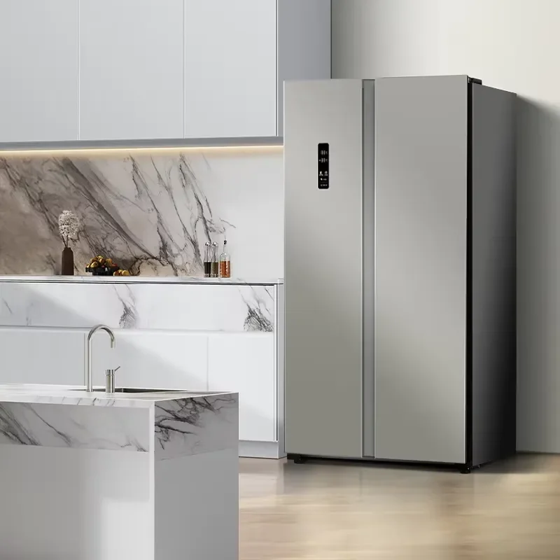 530L Stainless Steel Electric Portable French Door Refrigerator Auto-Defrost Energy Efficient Large Capacity for