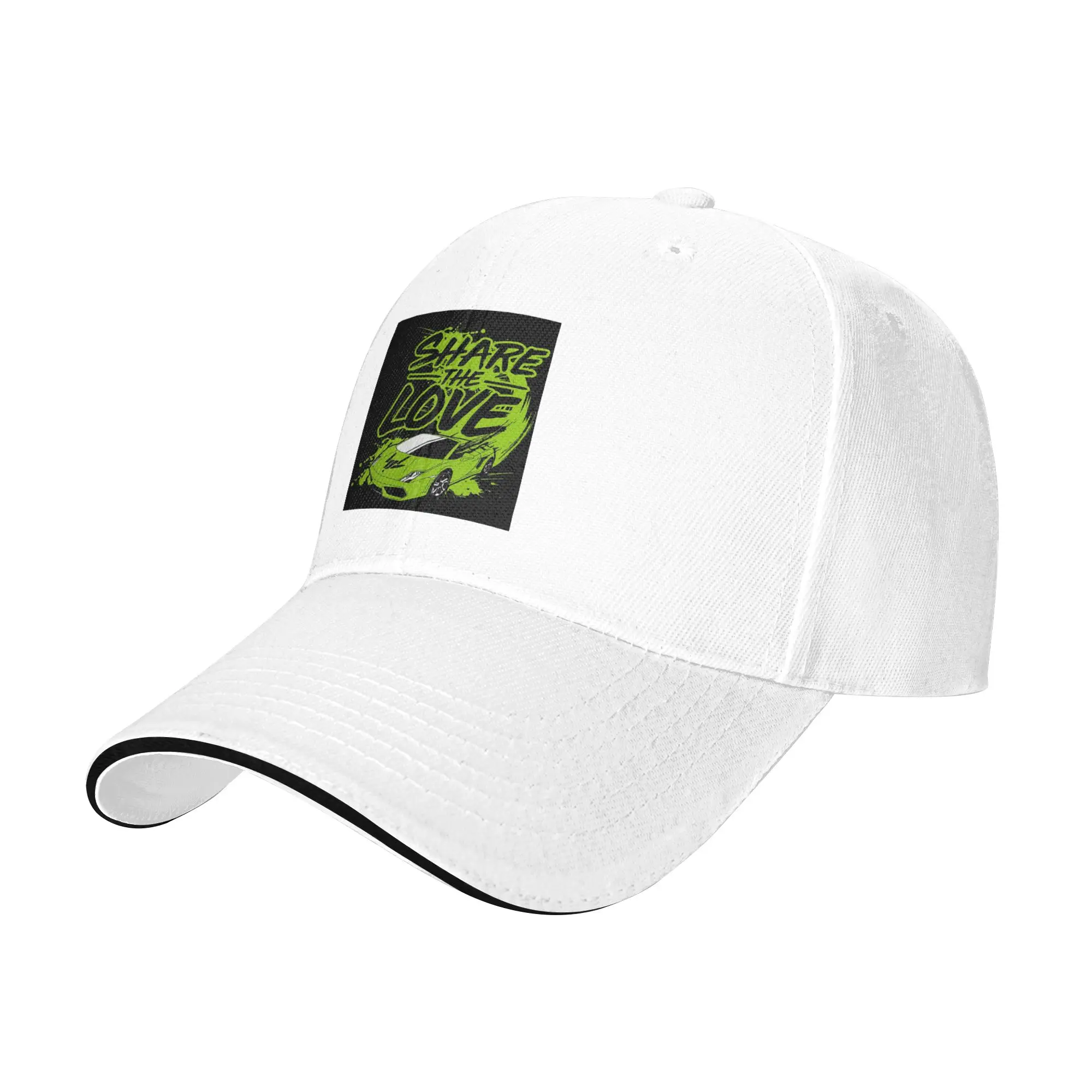 Youth Share The Love Cap Fashion  Baseball Caps Adjustable Hat Hip Hop Summer Unisex Baseball Hats Customizable Polychromatic