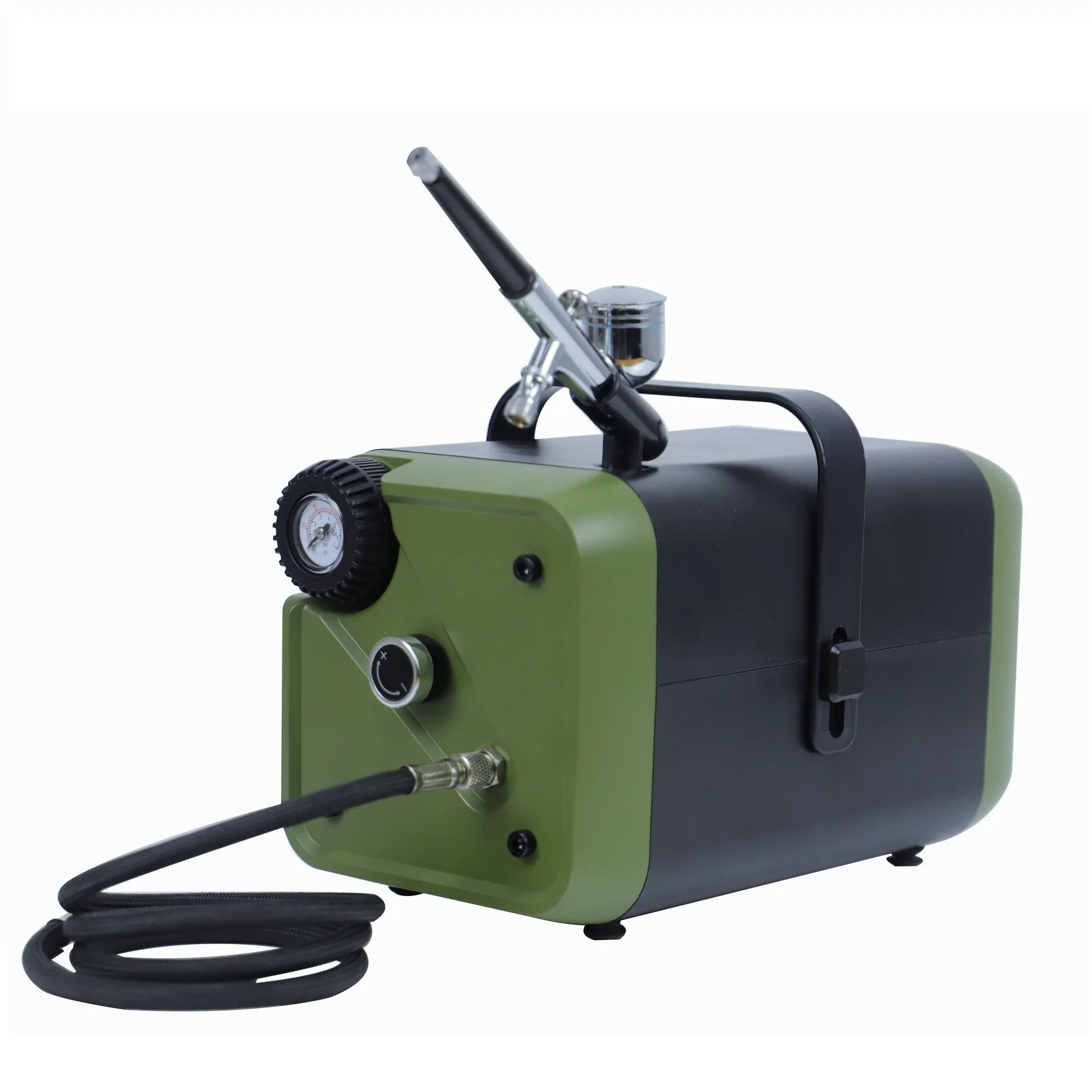 Air Compressor Airbrushing System Adjustment 100-240V High Speed Cooling Wide Compatibility Airbrush Compressor Kit Professional