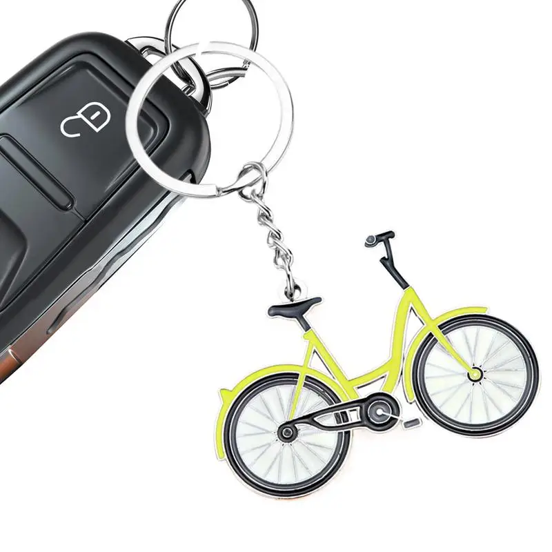 Bikes Keychain Backpack Pendant Alloy Key Ring For Bikes Lovers Exquisite Bikes Ornament Accessories For Wallets Phones