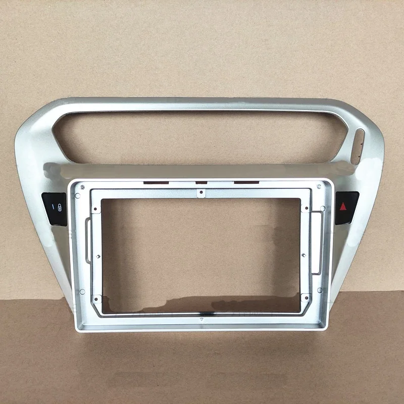 Car Audio Panel Radio Frame 9 Inch Multimedia Player Frame For Peugeot 301 L.H.D.2012 2013 2014 2015 2016 2017 2018 2019 -2021