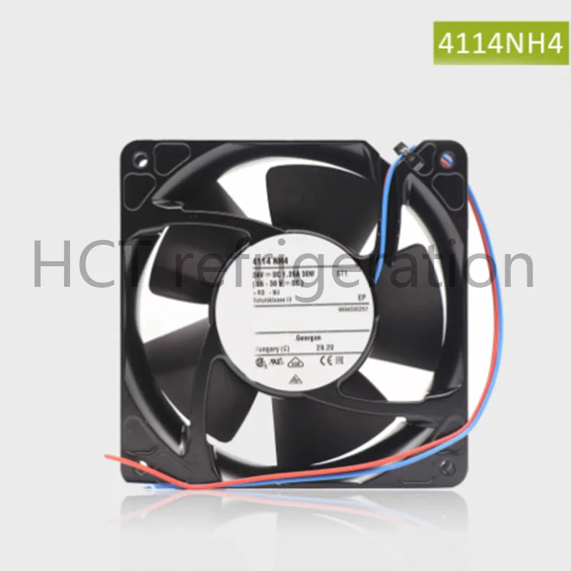 Original 4114NH4 4114 NH4 24V 30W 1.25A 6800r/min 400Pa cooling fan