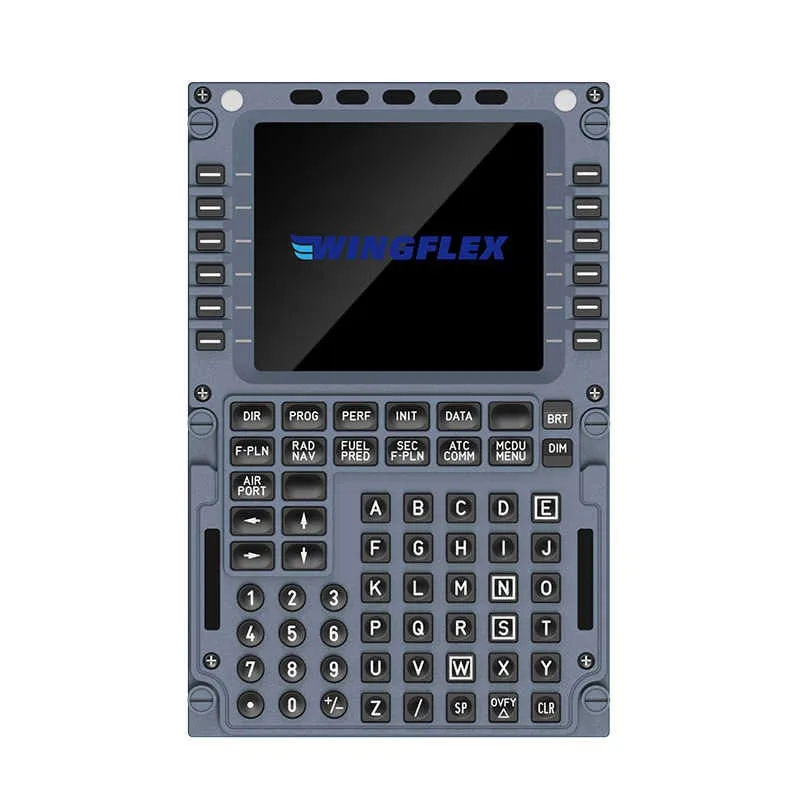 WINGFLEX A320 MCDU Flight Simulator Features Full-Scale Simulation for MSFS Fenix A319 XPLANE P3D