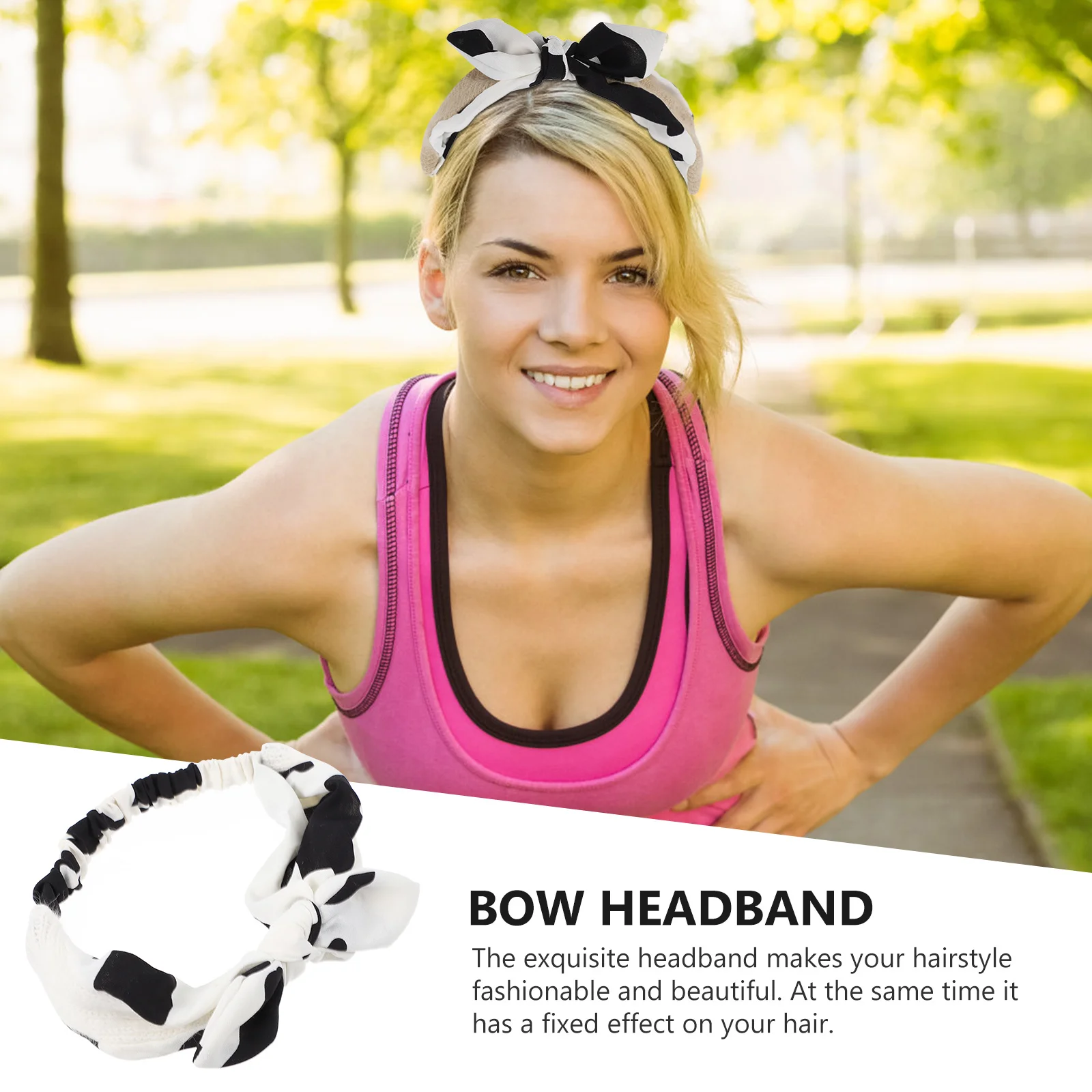 

1pc Rabbit Band Bowknot Headwrap Cross Bow Hair Accessory For Women Makeup Face Washing Spa Daily Wear Hair Styling Tool