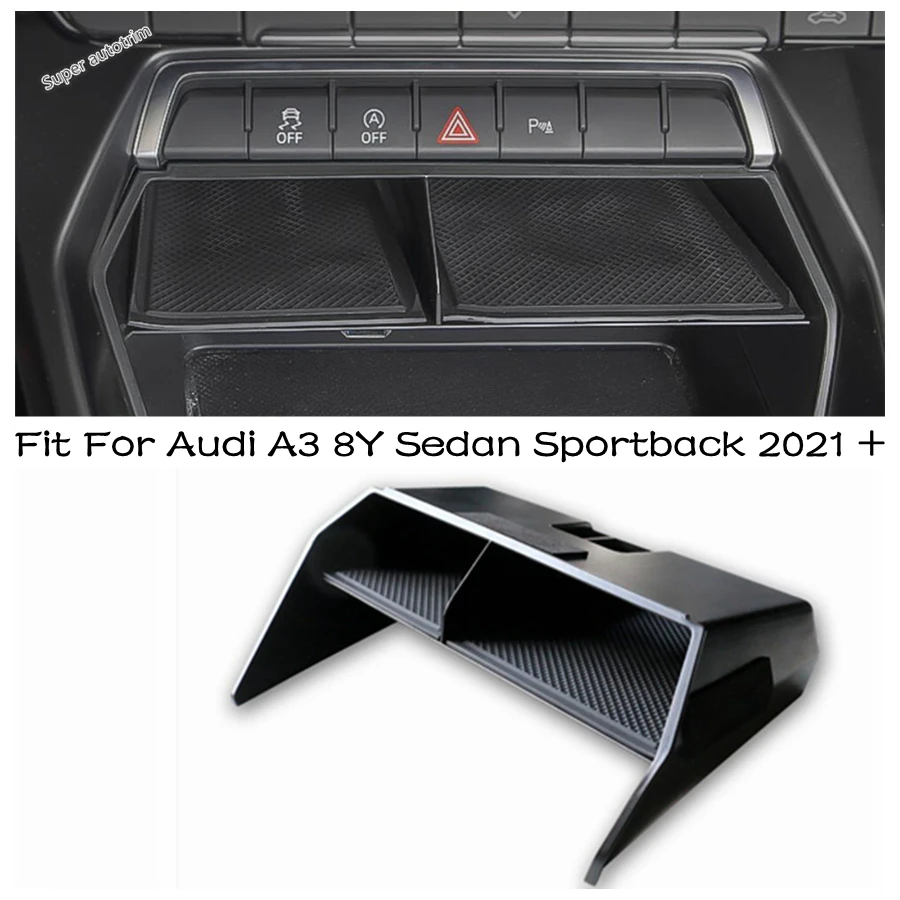 Central Console Storage Glove Box Container Holder Tray Interior Car Accessories Fit For Audi A3 8Y Sportback Sedan 2021 - 2024