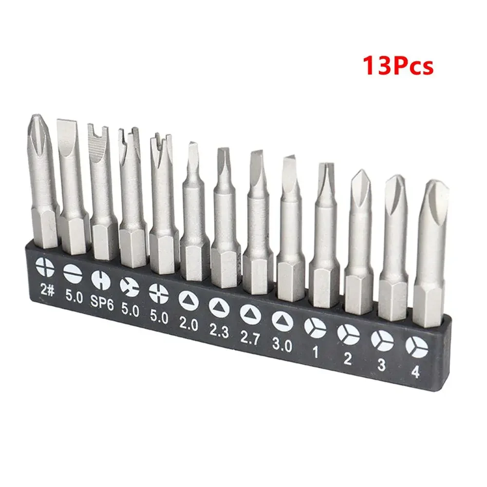 Imagem -04 - Especial-shaped Chave de Fenda Grupo U-shaped Y-shaped Triângulo Cruz Interna Três Pontos Phillips Slotted 50 mm 13 Pcs