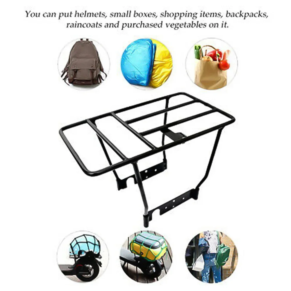 Electric Scooter Rear Rack Storage Shelf DIY Fittings Luggage Travel Rack Scooter Accessories Rear Storage 27 X15 X 17 Cm