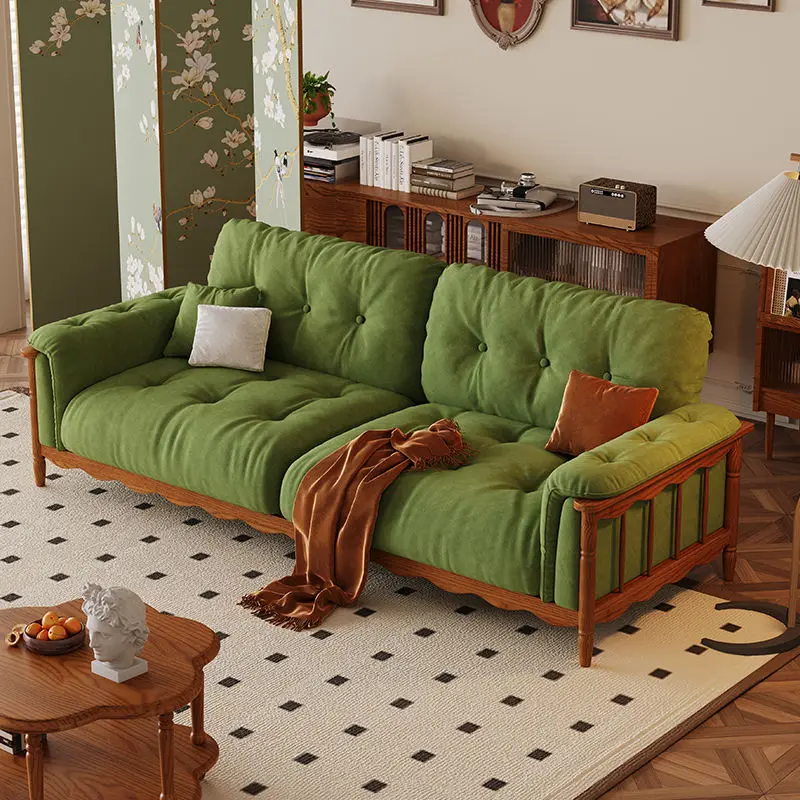 Home Decor Sofas Wholesale Price Excellent Soft Fashionable Velvet or Oil Wax Leather Living Room Sofa Furniture for Sale