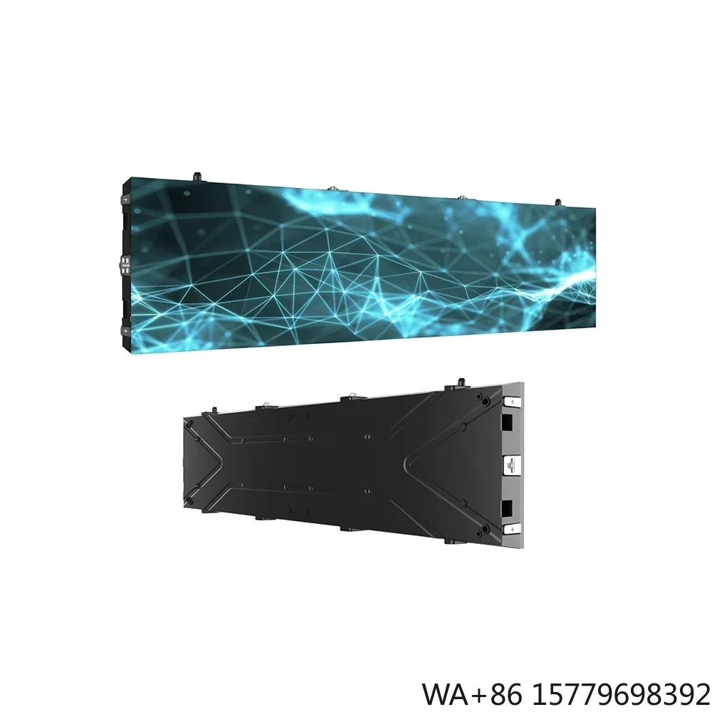 

Indoor P3.9 LED Display Ultra Thin Magnet Front Service Die Casting Aluminum Frame 1000x250mm