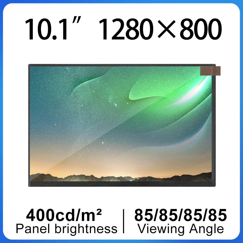 10.1 Inch Display module  LVDS 40 Pins lcd screens NV101WXM-N01 1280*800 Brightness 400