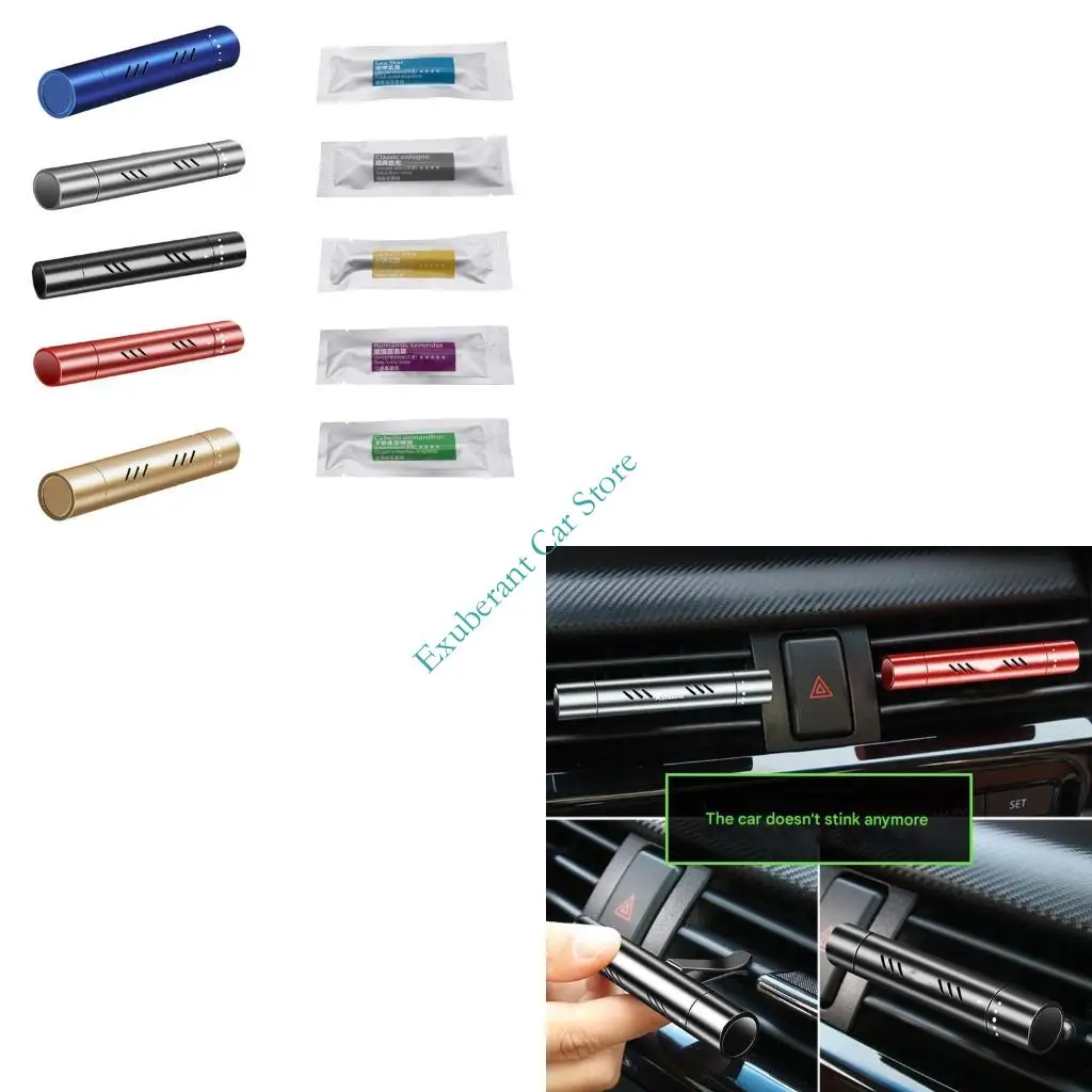 

H3CE Car Air Freshener Car Diffuser Vent Clip for Women Man Automobile Fragrances Decorations Aluminum Car Scent