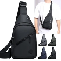 Lightweight Men's Chest Bag, Casual Nylon Crossbody Bag,Hiking Multipurpose Sling Bag for Outdoor Sports & Daily Commute – view 1