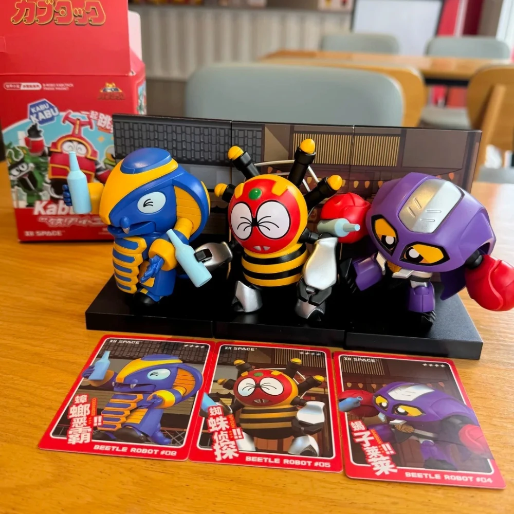 B-Robo Kabutack Let's Dance Blind Box Beetle Robot Fridge Magnet Figure Doll Model Anime Desktop Ornament Mystery Bag Toys Gifts view 3