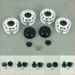 Metal Wheel Hub Brake Drum Shaft Head for 1/14 RC Truck For man For scania For volvo