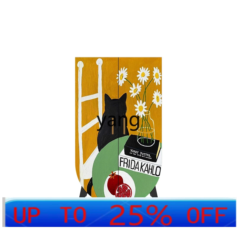 

LTT solid wood wardrobe bedroom home wall floor storage cabinet storage