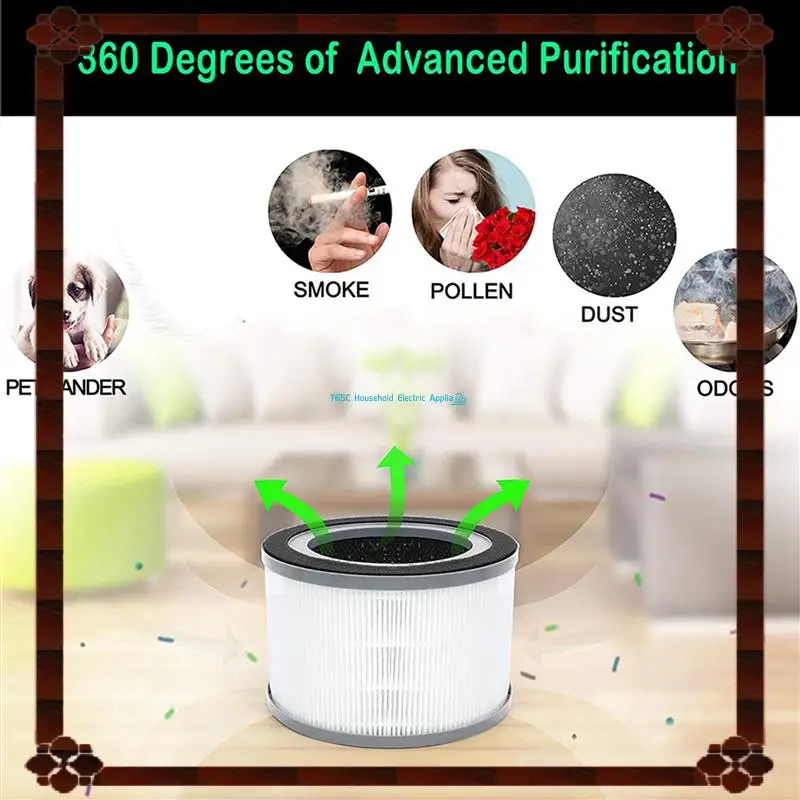 24-Hour Delivery 4 Pcs Air Purifier Replacement Filter For Levoit Vista 200 Air Purifier,3 In 1 Efficiency Activated Carbon HEPA