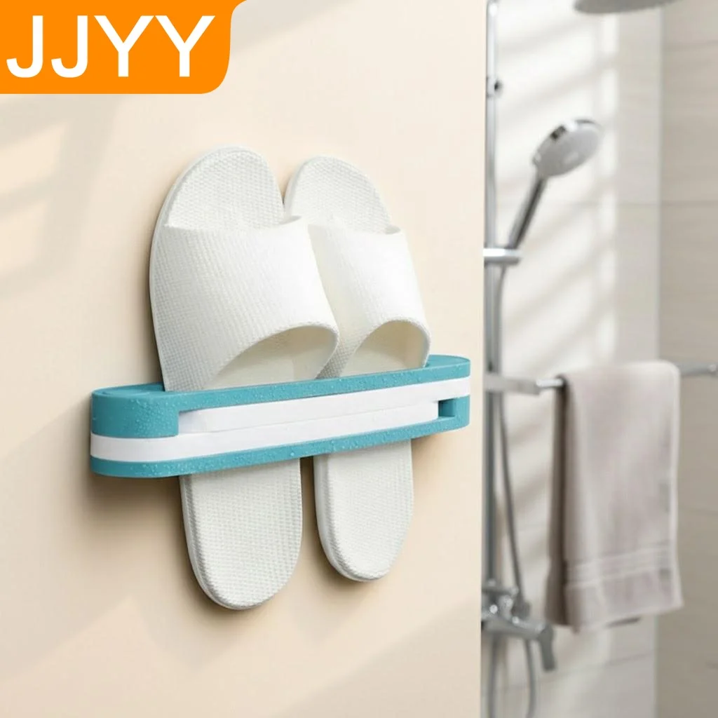 Multifunktionales, faltbares, wasserdichtes Schuhregal für die Badezimmerwand, Slipper-Aufbewahrungsorganizer, Schuhhalter für Zuhause